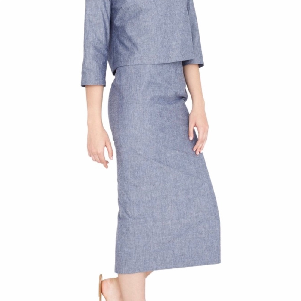 Apiece Apart chambray skirt — Size 2